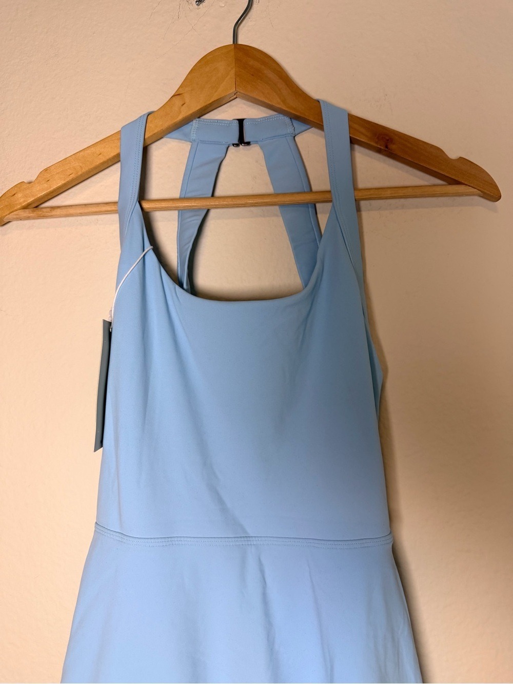 Halara Active Dress Light Blue XS SoftlyZero Airy Backless Twisted - Picture 10 of 13